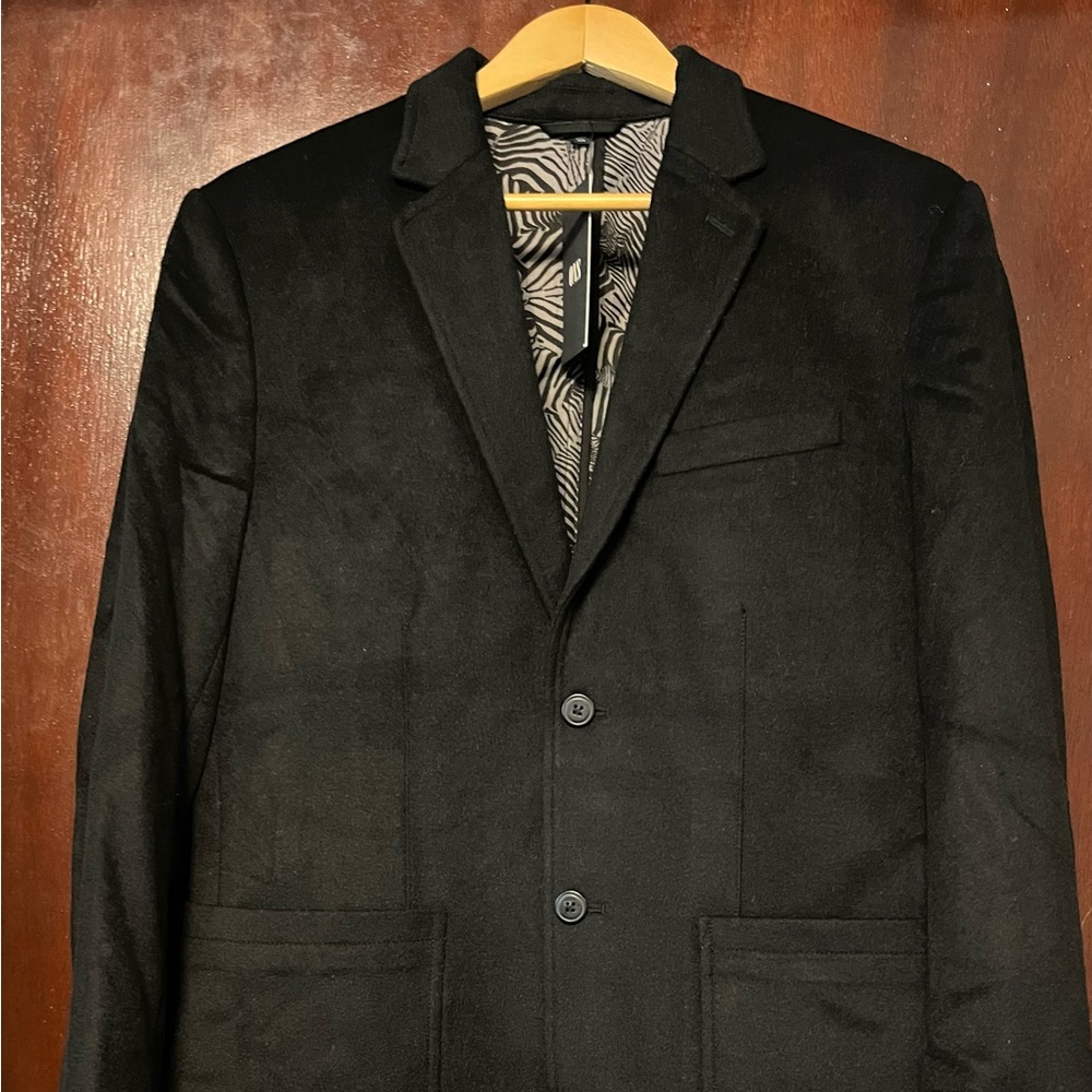 Men’s ONS 90% Black Wool Blazer